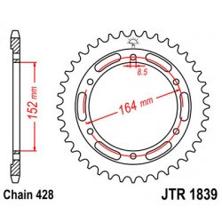 Foaie spate JT JTR 1839-56 58T, 428 Foaie spate JT JTR 1839-56 58T, 428