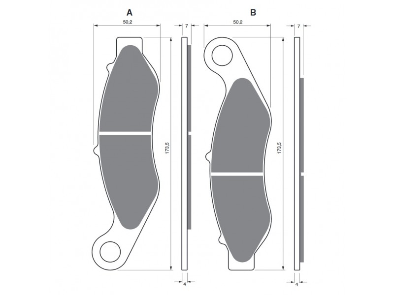 Placute de frana GOLDFREN 352 S33 STREET FRONT Placute de frana GOLDFREN 352 S33 STREET FRONT