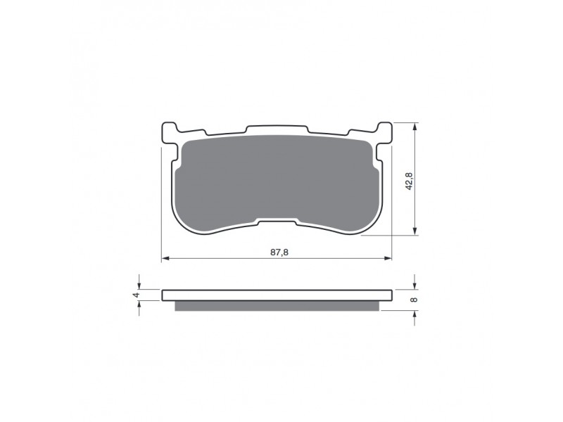 Placute de frana GOLDFREN 353 S3 (1 set = 4 pcs) Placute de frana GOLDFREN 353 S3 (1 set = 4 pcs)