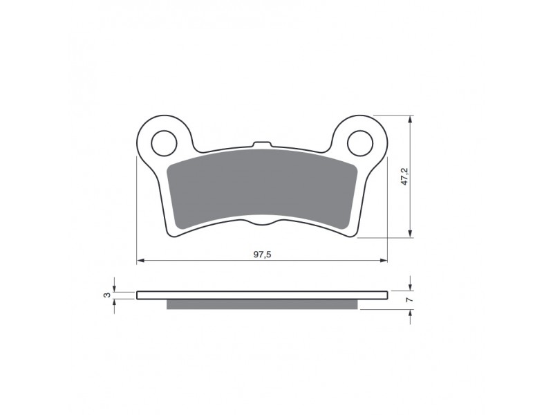 Placute de frana GOLDFREN 354 AD (1 set = 4 pcs) Placute de frana GOLDFREN 354 AD (1 set = 4 pcs)
