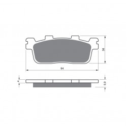 Placute de frana GOLDFREN 355 S3 Placute de frana GOLDFREN 355 S3