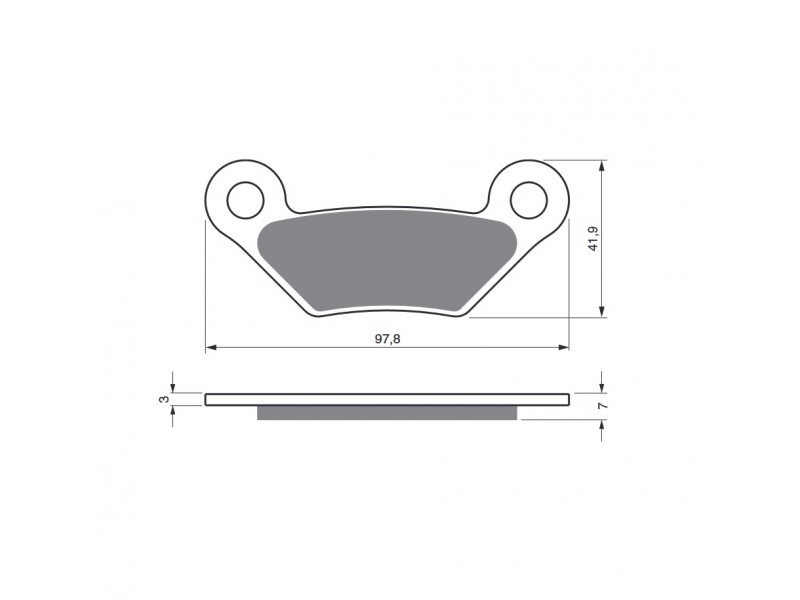 Placute de frana GOLDFREN 356 S3 Placute de frana GOLDFREN 356 S3