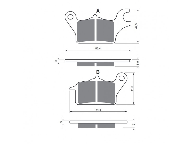 Placute de frana GOLDFREN 357 S3 Placute de frana GOLDFREN 357 S3