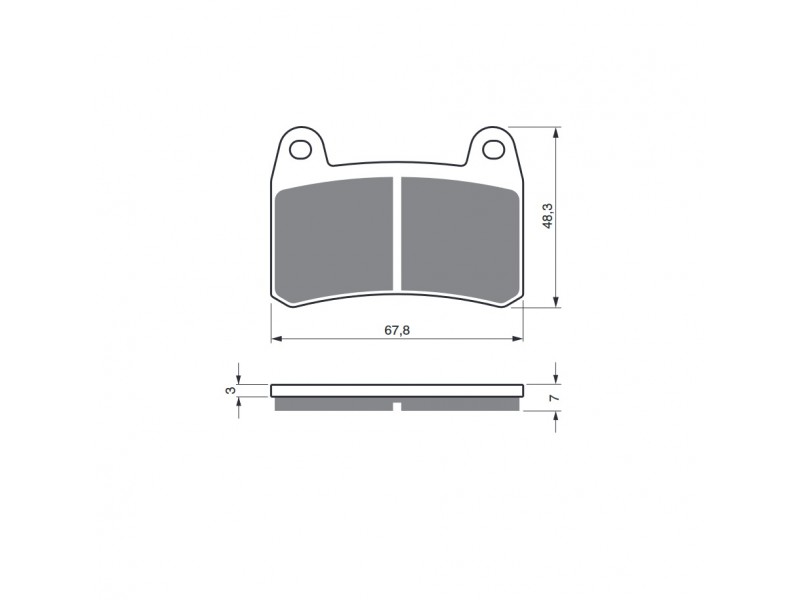 Placute de frana GOLDFREN 361 S33 STREET FRONT Placute de frana GOLDFREN 361 S33 STREET FRONT