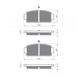 Placute de frana GOLDFREN 362 S33 OFF-ROAD Spate Placute de frana GOLDFREN 362 S33 OFF-ROAD Spate