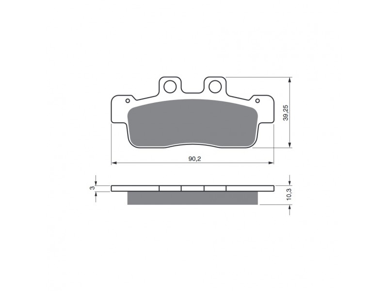 Placute de frana GOLDFREN 363 S33 STREET FRONT Placute de frana GOLDFREN 363 S33 STREET FRONT