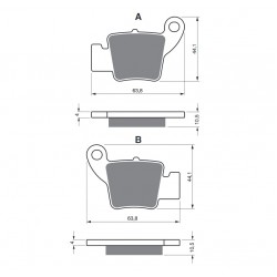 Placute de frana GOLDFREN 364 K5 Placute de frana GOLDFREN 364 K5