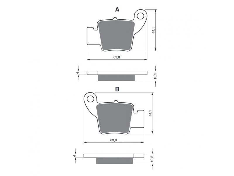 Placute de frana GOLDFREN 364 S3