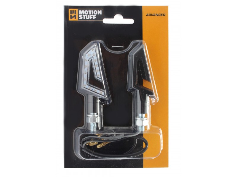 Semnale LED (2 buc) MOTION STUFF AERO negru mat