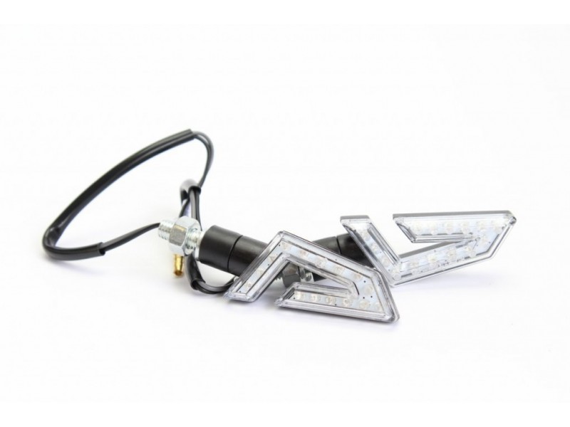 Semnale LED (2 buc) MOTION STUFF AERO negru mat