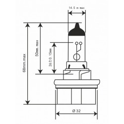 Bec RMS 246510745 12V 35/30W, HS5 Alb Bec RMS 246510745 12V 35/30W, HS5 Alb