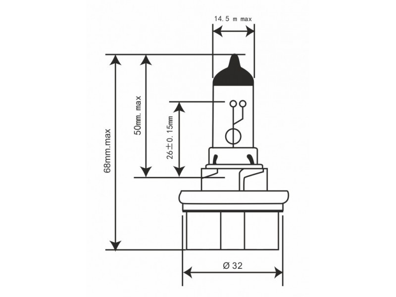 Bec RMS 246510745 12V 35/30W, HS5 Alb Bec RMS 246510745 12V 35/30W, HS5 Alb