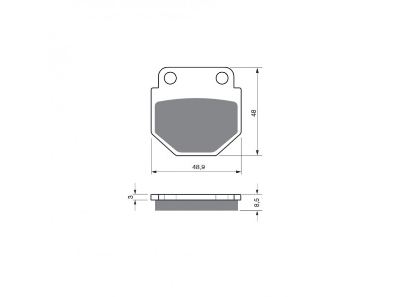 Placute de frana GOLDFREN 344 S3