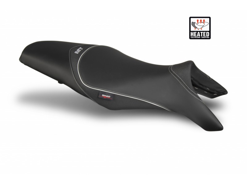 Scaun confort SHAD SHY0M9300H incalzita negru/gri, cusaturi gri