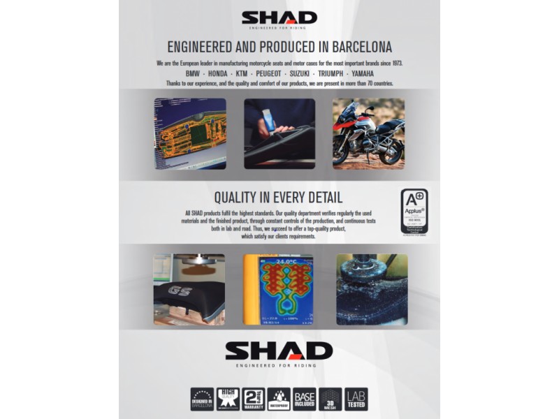 Scaun confort SHAD SHY0T5320 negru, cusaturi albe