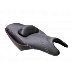 Scaun confort SHAD SHY0T5329 negru/rosu, cusaturi gri Scaun confort SHAD SHY0T5329 negru/rosu, cusaturi gri