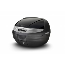 Top case cu capac colorat SHAD SH29 Black metal Top case cu capac colorat SHAD SH29 Black metal