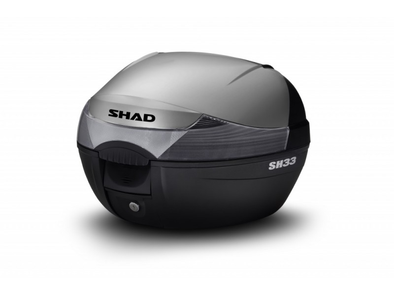 Top case cu capac colorat SHAD SH33 New titanium