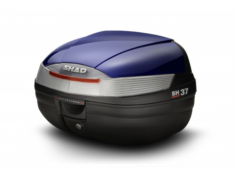 Top case cu capac colorat SHAD SH37 Albastru