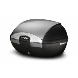 Top case cu capac colorat SHAD SH45 Argintiu Top case cu capac colorat SHAD SH45 Argintiu