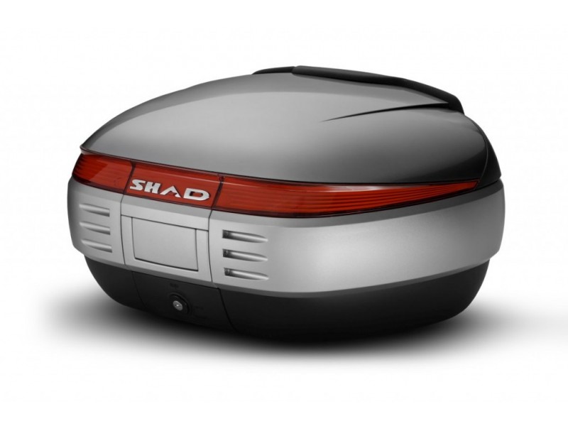 Top case cu capac colorat SHAD SH50 Argintiu