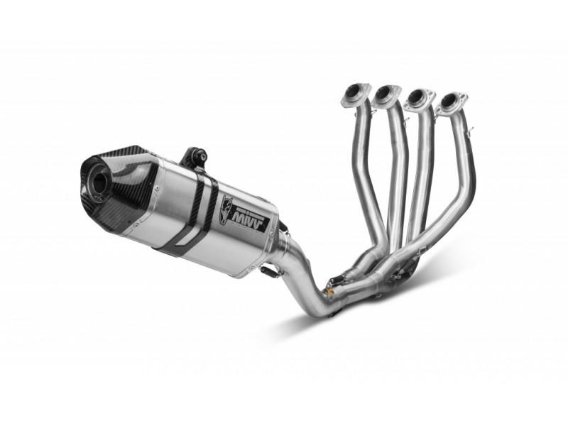 Sistem de evacuare complet 4x2x1 MIVV SPEED EDGE X.KA.0007.SRX Stainless Steel / Carbon cap Sistem de evacuare complet 4x2x1 MIVV SPEED EDGE X.KA.0007.SRX Stainless Steel / Carbon cap