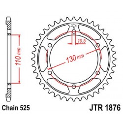 Foaie spate JT JTR 1876-44 44T, 525 Foaie spate JT JTR 1876-44 44T, 525