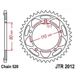 Foaie spate JT JTR 2012-42 42T, 520 Foaie spate JT JTR 2012-42 42T, 520