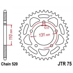 Foaie spate JT JTR 75-44 44T, 520 Foaie spate JT JTR 75-44 44T, 520