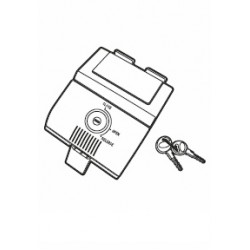 Locking system SHAD D1B50MAR for SH50 Locking system SHAD D1B50MAR for SH50