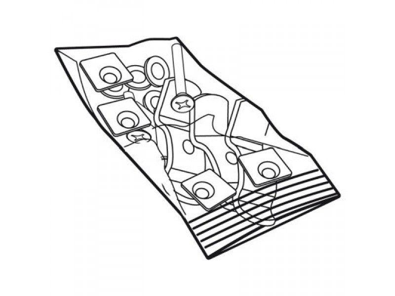 Screws bottom rack SHAD D1B40BOR for SH58X/SH59X/SH50/SH48/SH45/SH39/SH42/SH46/SH44