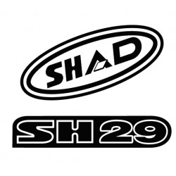Stickers SHAD D1B29ETR Rosu for SH29 Stickers SHAD D1B29ETR Rosu for SH29