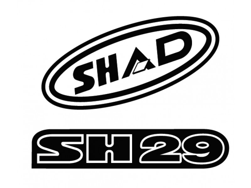Stickers SHAD D1B29ETR Rosu for SH29 Stickers SHAD D1B29ETR Rosu for SH29