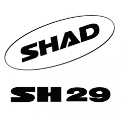 Stickers SHAD D1B291ETR Alb for SH29 Stickers SHAD D1B291ETR Alb for SH29