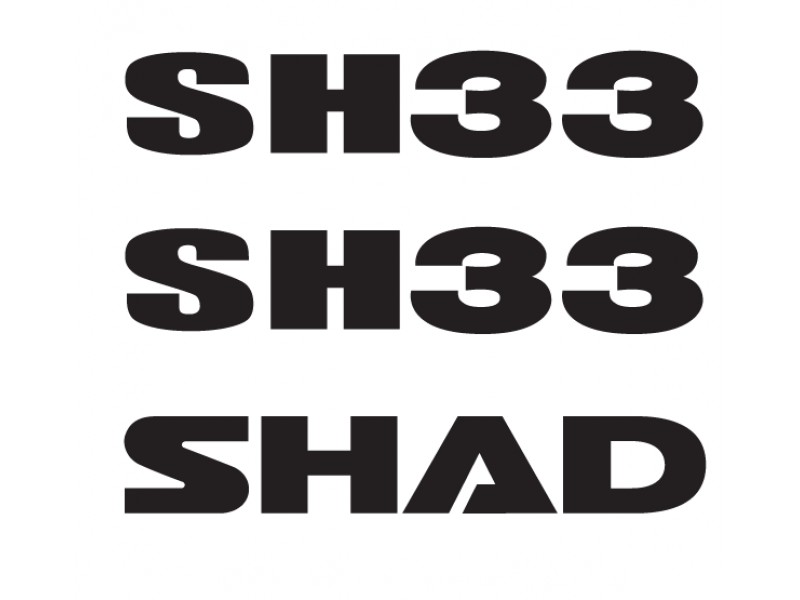 Stickers SHAD D1B333ETR for SH33 Stickers SHAD D1B333ETR for SH33