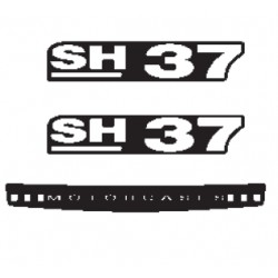 Stickers SHAD D1B371ETR for SH37 Stickers SHAD D1B371ETR for SH37