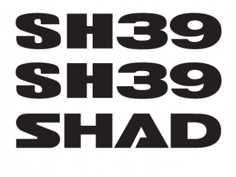 Stickers SHAD D1B39ETR for SH39 Stickers SHAD D1B39ETR for SH39