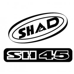 Stickers SHAD D1B45ETR Rosu for SH45 Stickers SHAD D1B45ETR Rosu for SH45