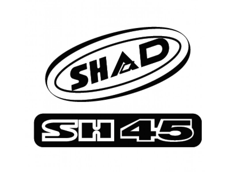 Stickers SHAD D1B45ETR Rosu for SH45 Stickers SHAD D1B45ETR Rosu for SH45