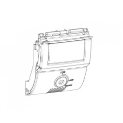 Locking system SHAD D1B59MAR for SH58X/SH59X Locking system SHAD D1B59MAR for SH58X/SH59X