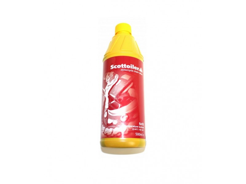 High temperature red JMT SCOTTOIL 500 ml bottle with spout High temperature red JMT SCOTTOIL 500 ml bottle with spout