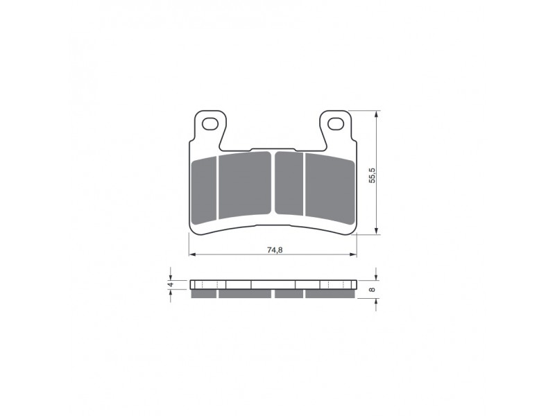Placute de frana GOLDFREN 324 S33 STREET FRONT Placute de frana GOLDFREN 324 S33 STREET FRONT