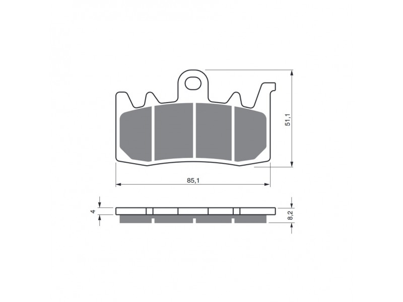Placute de frana GOLDFREN 328 S3 Placute de frana GOLDFREN 328 S3