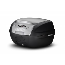 Top case cu capac colorat SHAD SH40 argintiu Top case cu capac colorat SHAD SH40 argintiu