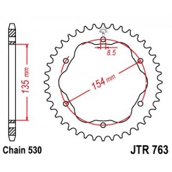 Foaie spate JT JTR 763-40 40T, 530 Foaie spate JT JTR 763-40 40T, 530