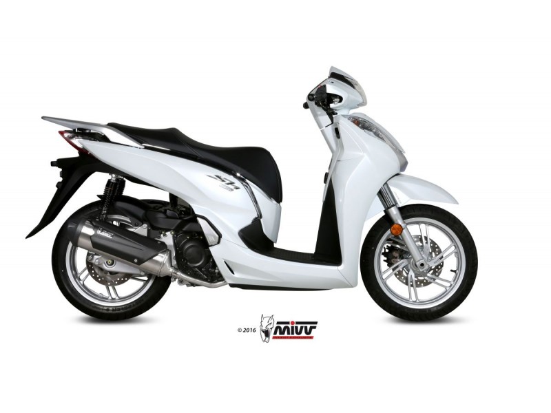 Sistem de evacuare complet 1x1 MIVV SPEED EDGE C.HO.0007.K otel inoxidabil Sistem de evacuare complet 1x1 MIVV SPEED EDGE C.HO.0007.K otel inoxidabil