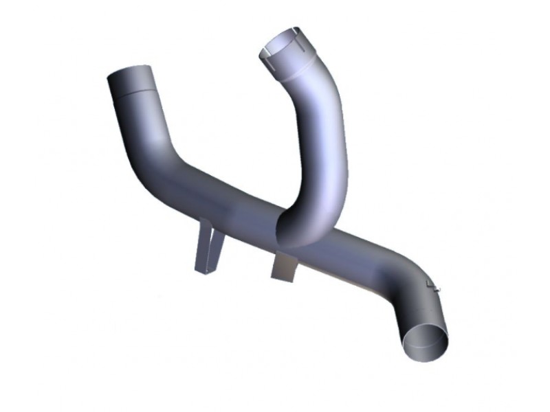 No-kat tube MIVV DOUBLE GUN D.037.C1 otel inoxidabil