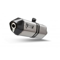 2 silecers kit MIVV SPEED EDGE AT.016.LRX Stainless Steel / Carbon cap 2 silecers kit MIVV SPEED EDGE AT.016.LRX Stainless Steel / Carbon cap