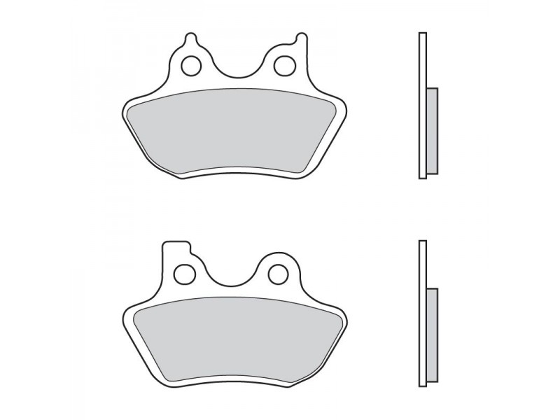 Placute de frana BREMBO 07HD16CC CC ROAD Placute de frana BREMBO 07HD16CC CC ROAD