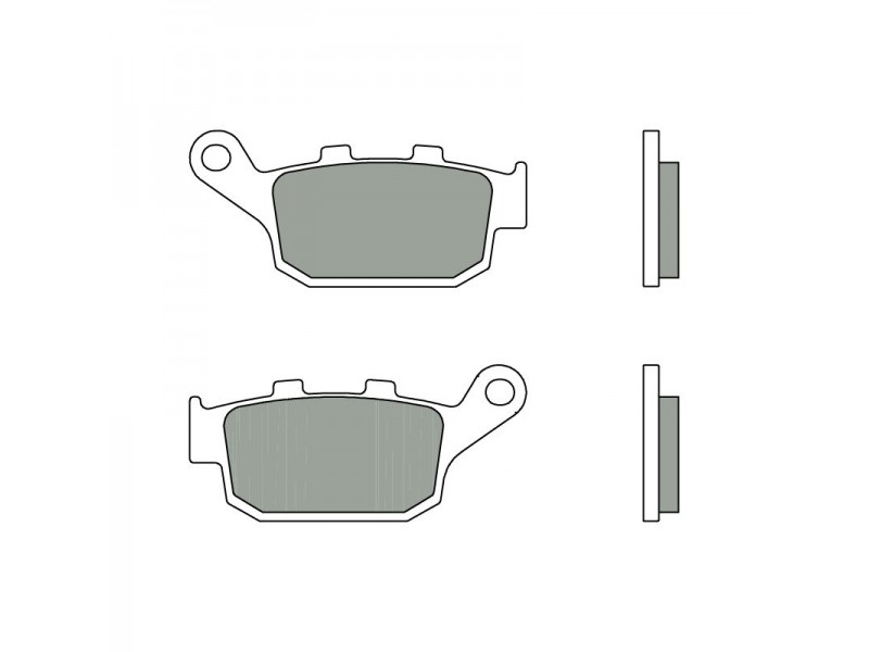 Placute de frana BREMBO 07HO53CC CC ROAD Placute de frana BREMBO 07HO53CC CC ROAD